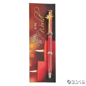 Joy to the World Pen & Bookmark Set (Per Dozen)