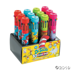 Dr. Seuss 10-Color Shuttle Pens (Per Dozen)