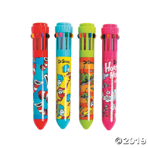 Dr. Seuss 10-Color Shuttle Pens (Per Dozen)