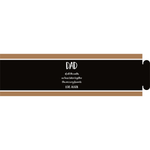 Men's Special Wedding Socks with Personalized Wrap (1 Pair)