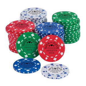 Personalized Save the Date Poker Chips (1 Unit(s))