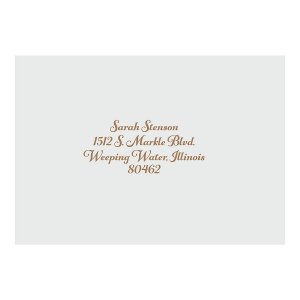 Personalized Peacock Inspired Response Cards (25 Piece(s))