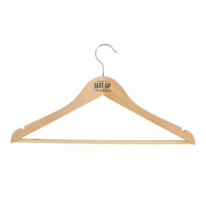 Personalized Unfinished Wood Suit Up Hanger (1 Piece(s))