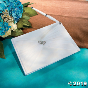 Two Hearts Wedding Guest Book & Pen Set (1 Set(s))