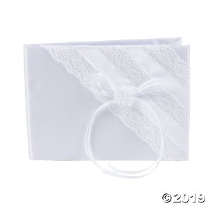 White Lace Wedding Guest Book (1 Piece(s))