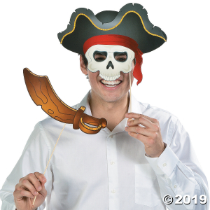 Pirate Photo Stick Props (Per Dozen)