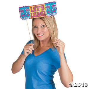 Luau Sayings Photo Stick Props (Per Dozen)