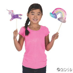 Hooray It's Your Birthday Photo Stick Props (Per Dozen)