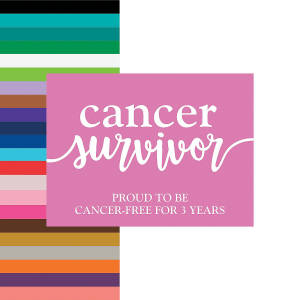 Personalized Cancer Survivor Sign (1 Piece(s))