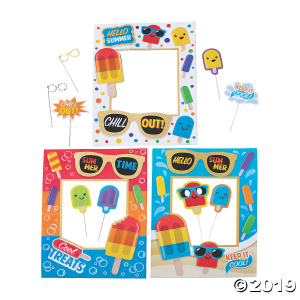 Ice Pop Photo Props with Glitter (Per Dozen)