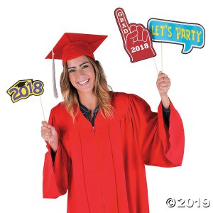2018 Graduation Photo Stick Props (Per Dozen)