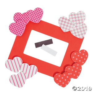 Heart Picture Frame Magnet Craft Kit (Makes 12)