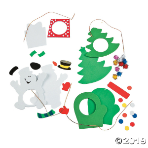 Holiday Picture Frame Ornament Craft Kit (Makes 12)