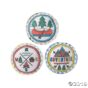 Color Your Own Camp Autograph Lacing Pillows (Makes 12)