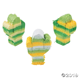 Mini Cactus Piñata Decorations (1 Set(s))
