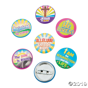 He Lives Mini Buttons (48 Piece(s))