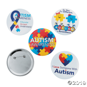 Autism Awareness Buttons (Per Dozen)