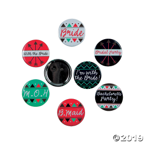 Bachelorette Party Buttons (Per Dozen)