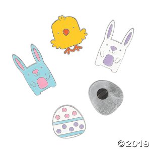 Jumbo Easter Enamel Pins (Per Dozen)