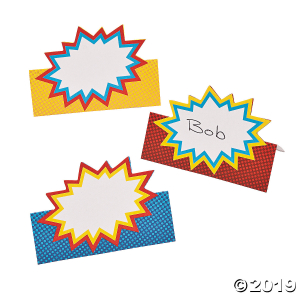 Superhero Place Cards (24 Piece(s))