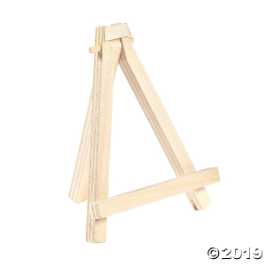 Mini Wooden Easel Place Card Holders (Per Dozen)