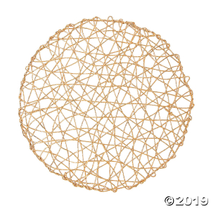 Gold Metallic String Placemats (6 Piece(s))
