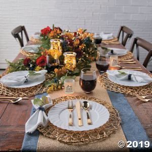 Gold Metallic String Placemats (6 Piece(s))
