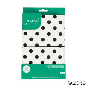 American Crafts Black & White Dots Journal Kit (3 Piece(s))