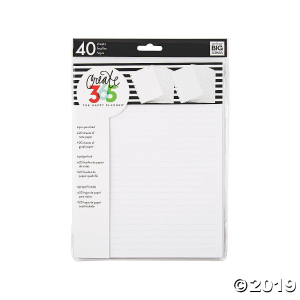 The Happy Planner® Black & White Stripes Note & Graph Fill Paper (40 Piece(s))