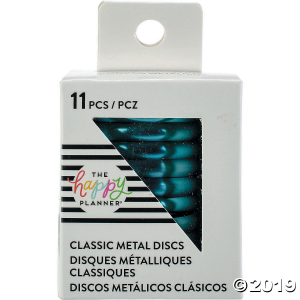 Happy Planner Medium Metal Expander Discs - 11/Pkg-Teal (1 Unit(s))