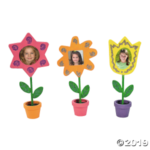 DIY Wood Flower Photo Holders (Per Dozen)