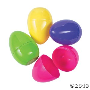 Gigantic Plastic Easter Eggs - 12 Pc. (Per Dozen)