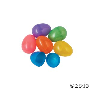 Iridescent Plastic Easter Eggs - 144 Pc.