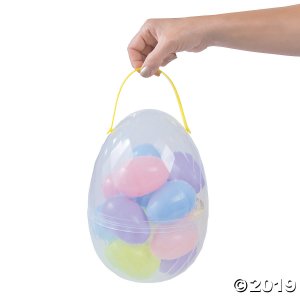 Large Egg Container with Easter Eggs - 18 Pc. (1 Set(s))
