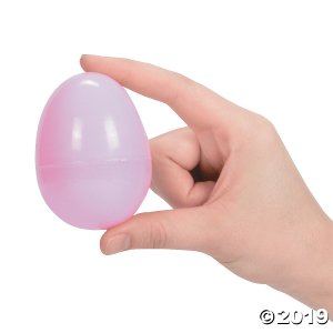 Jumbo Pastel Plastic Easter Eggs - 12 Pc. (Per Dozen)