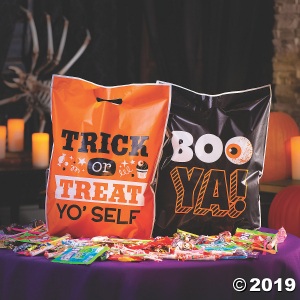 Halloween Funny Sayings Trick-or-Treat Goody Bags (50 Piece(s))