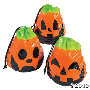 Halloween Pumpkin Goody Bags (72 Piece(s))