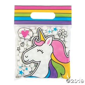 Girl Squad Unicorn Resealable Treat Bags (50 Piece(s))