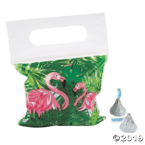 Flamingo Resealable Treat Bags (150 Piece(s))