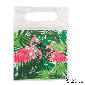 Flamingo Resealable Treat Bags (150 Piece(s))