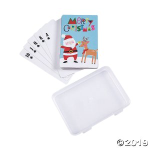 Jumbo Holiday Playing Cards with Hard Case (6 Piece(s))