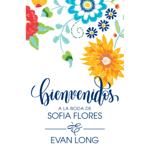 Mexican Floral Wedding Playing Cards with Personalized Box (Per Dozen)