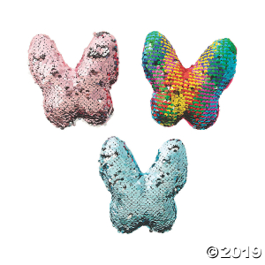Reversible Sequin Stuffed Butterflies (Per Dozen)