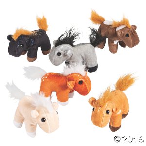 Realistic Stuffed Horses (Per Dozen)