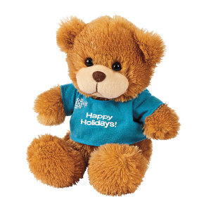 Personalized Winter Stuffed Bear