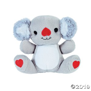 Valentine Stuffed Koalas (Per Dozen)