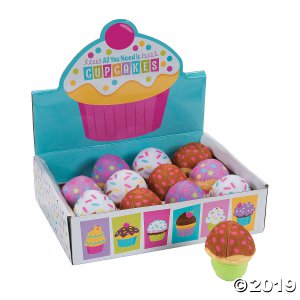 Mini Plush Cupcakes with Box (Per Dozen)