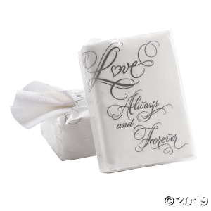 Love Wedding Facial Tissue Pocket Packs (1 Set(s))