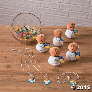 Mini Plush Baby Jesus Handouts with Card (Per Dozen)