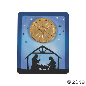 Nativity Star Coins with Card (1 Unit(s))